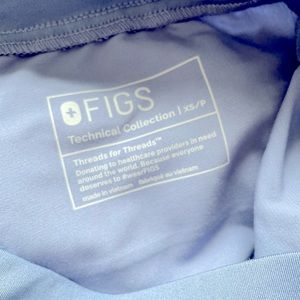 FIGS Women’s Vapor Blue Space Dye Zamora High Waisted 2.0 - Jogger Scrub Pants